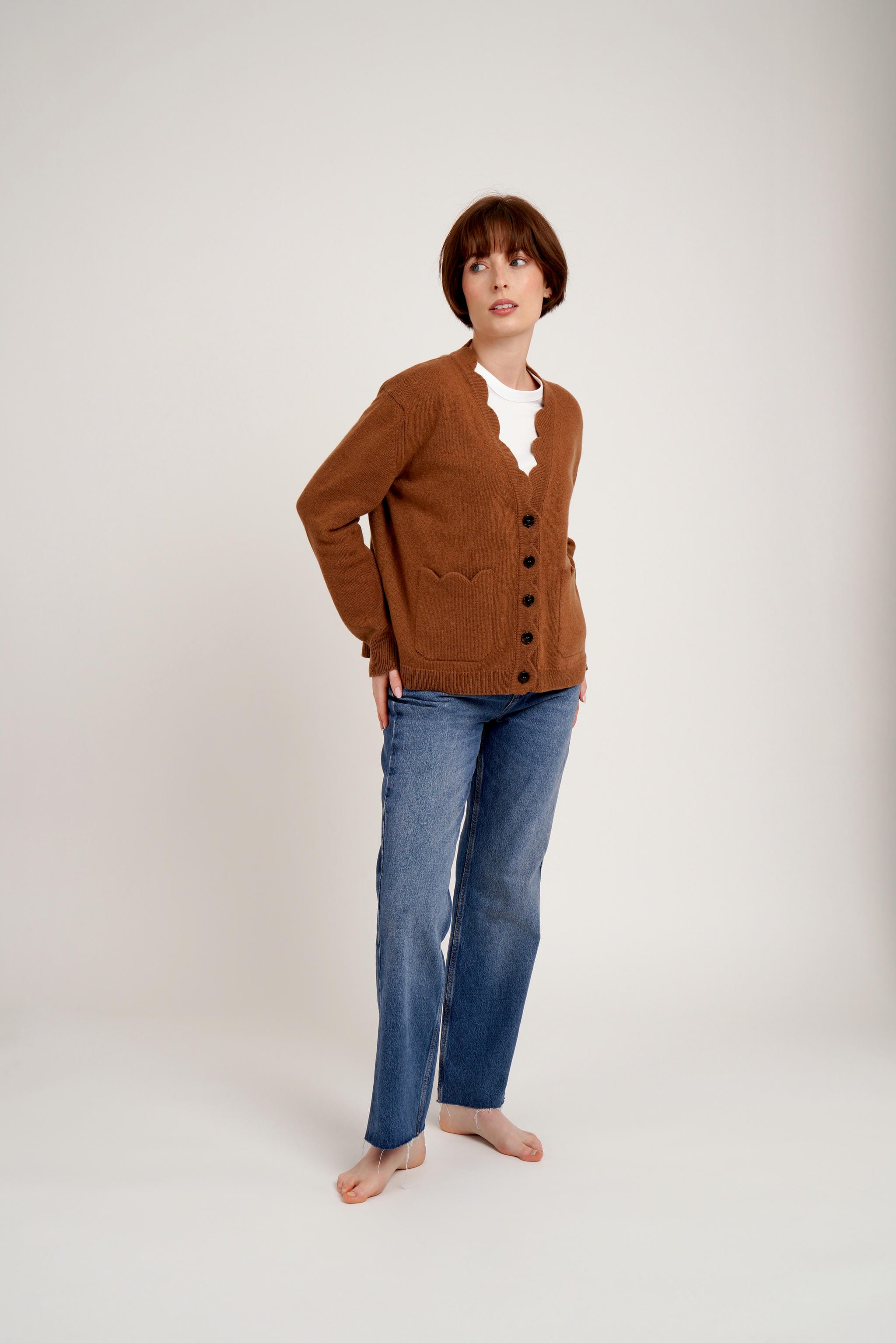 THE JAKOB HEIRLOOM CARDIGAN: RUM