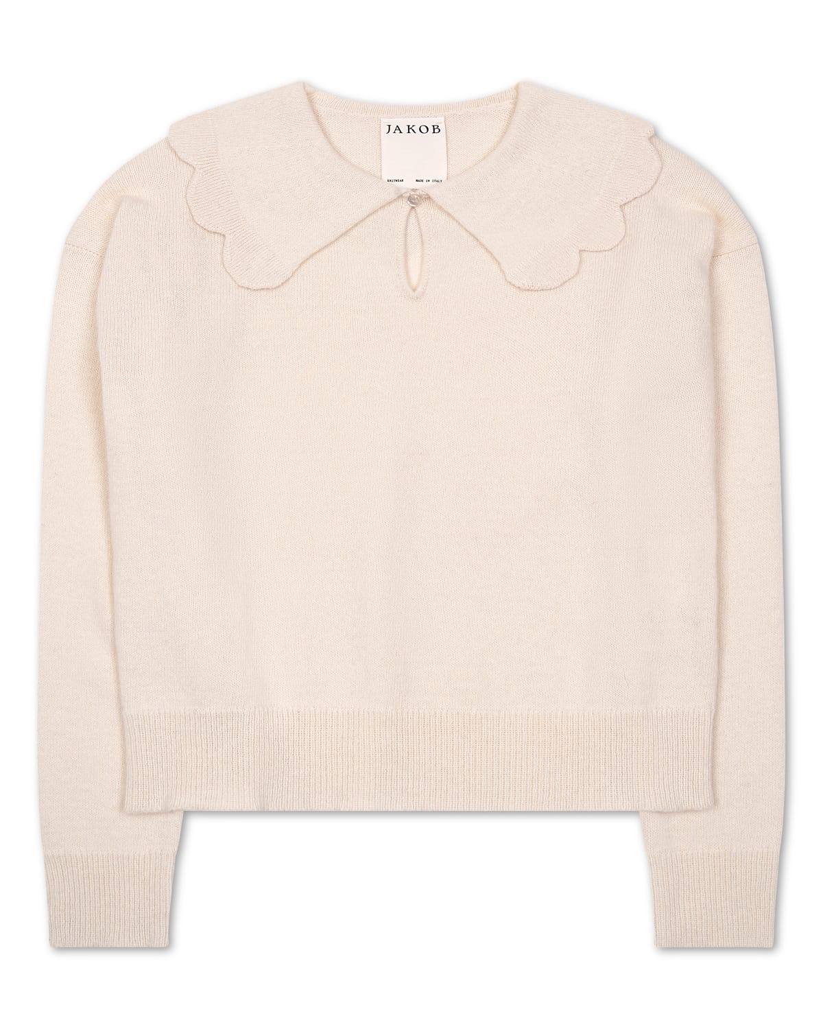 THE JAKOB HEIRLOOM JUMPER: Cream