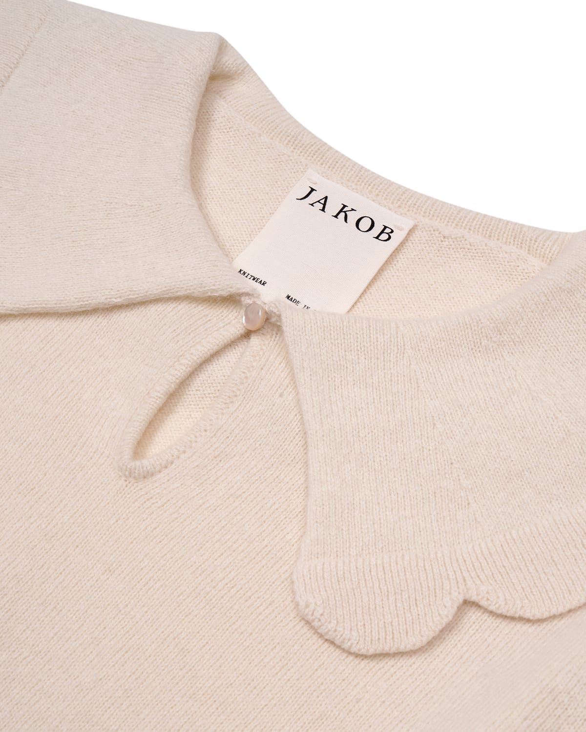 THE JAKOB HEIRLOOM JUMPER: Cream