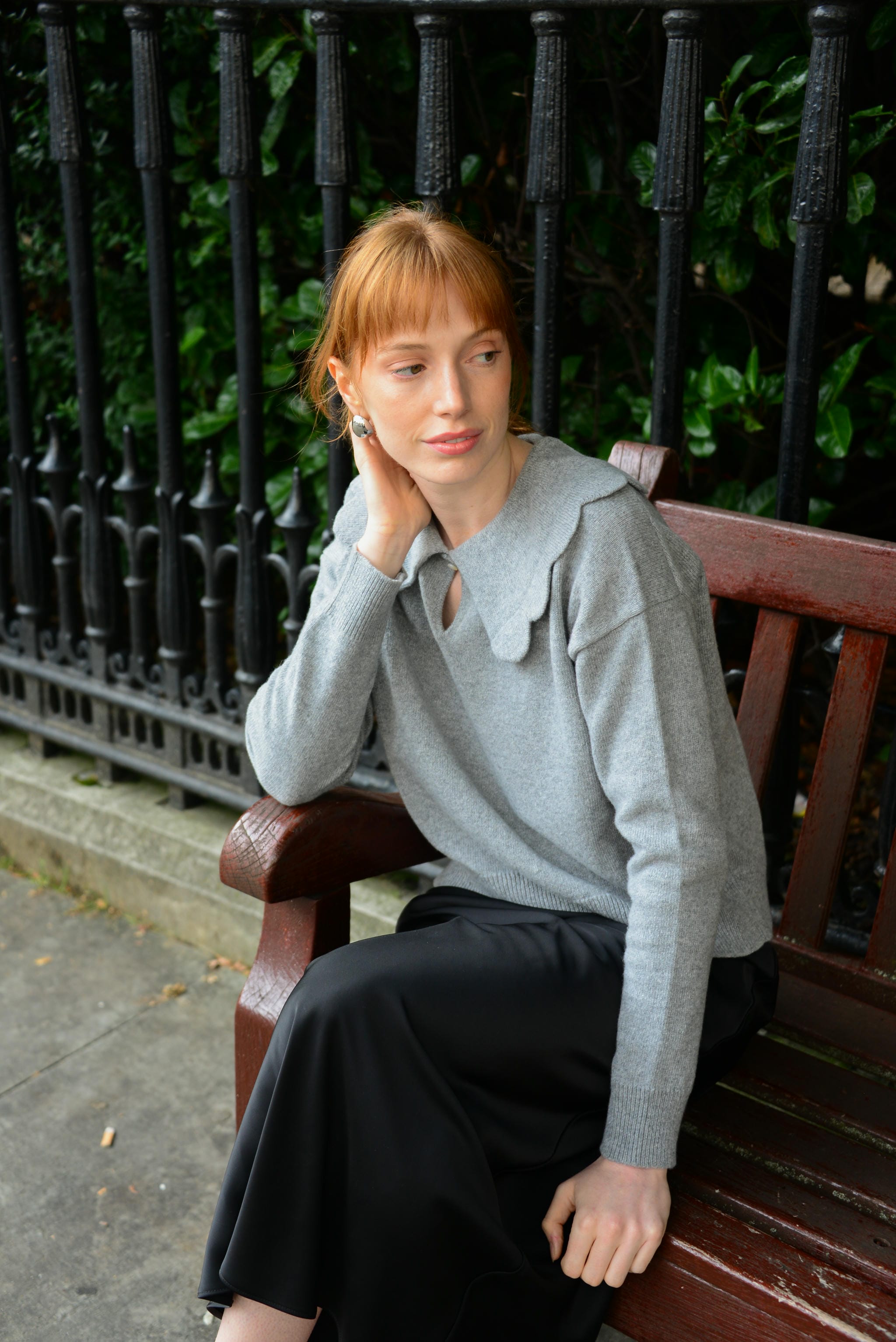 THE JAKOB HEIRLOOM JUMPER: Grey