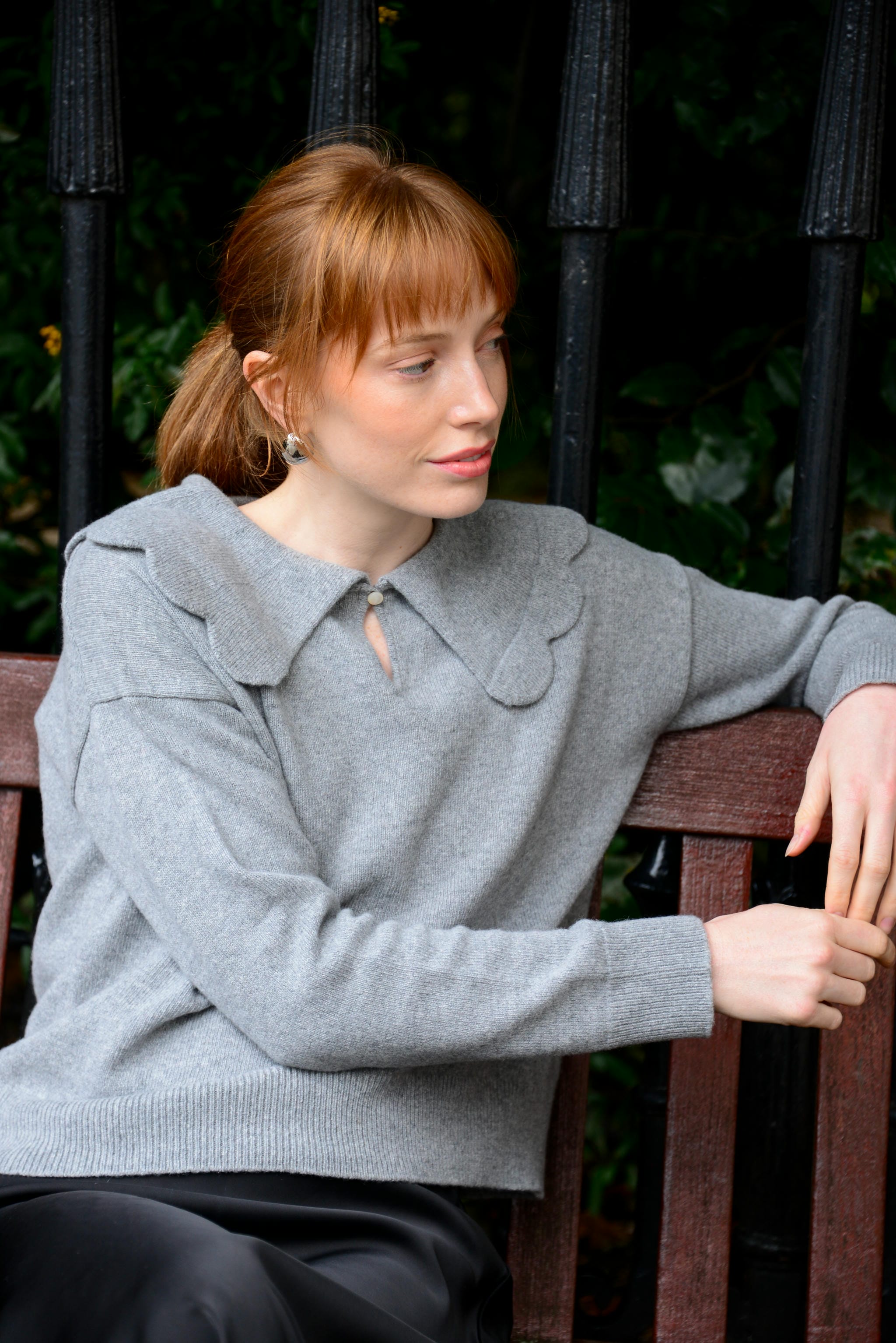 THE JAKOB HEIRLOOM JUMPER: Grey