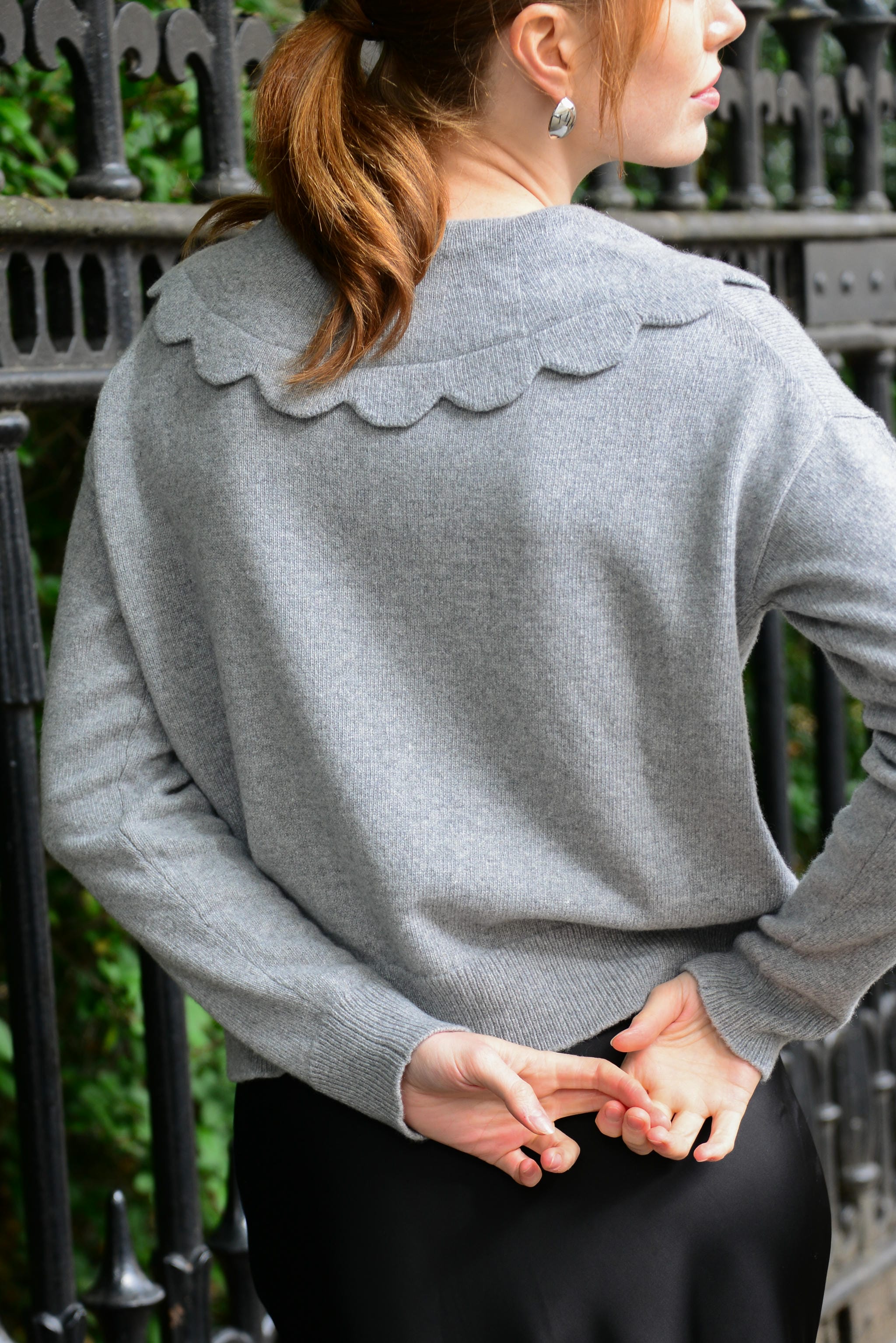 THE JAKOB HEIRLOOM JUMPER: Grey