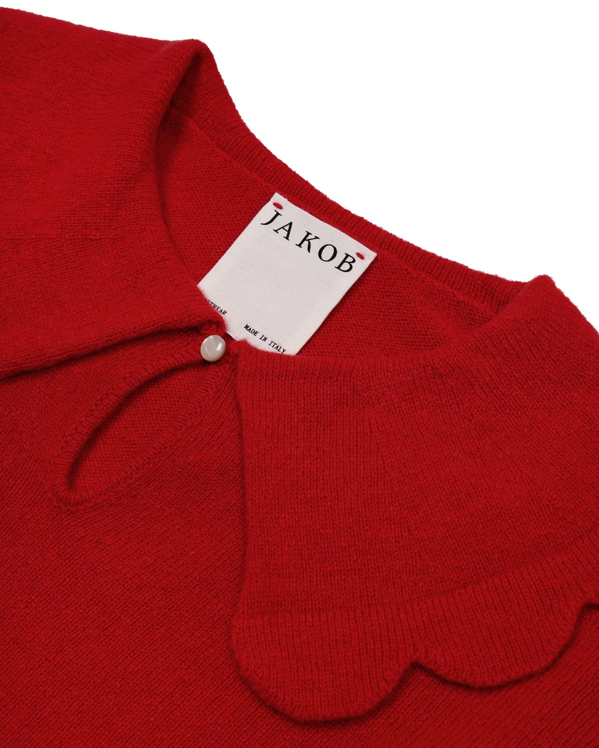 THE JAKOB HEIRLOOM JUMPER: Red