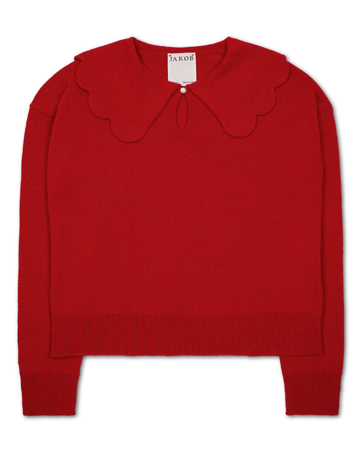 THE JAKOB HEIRLOOM JUMPER: Red