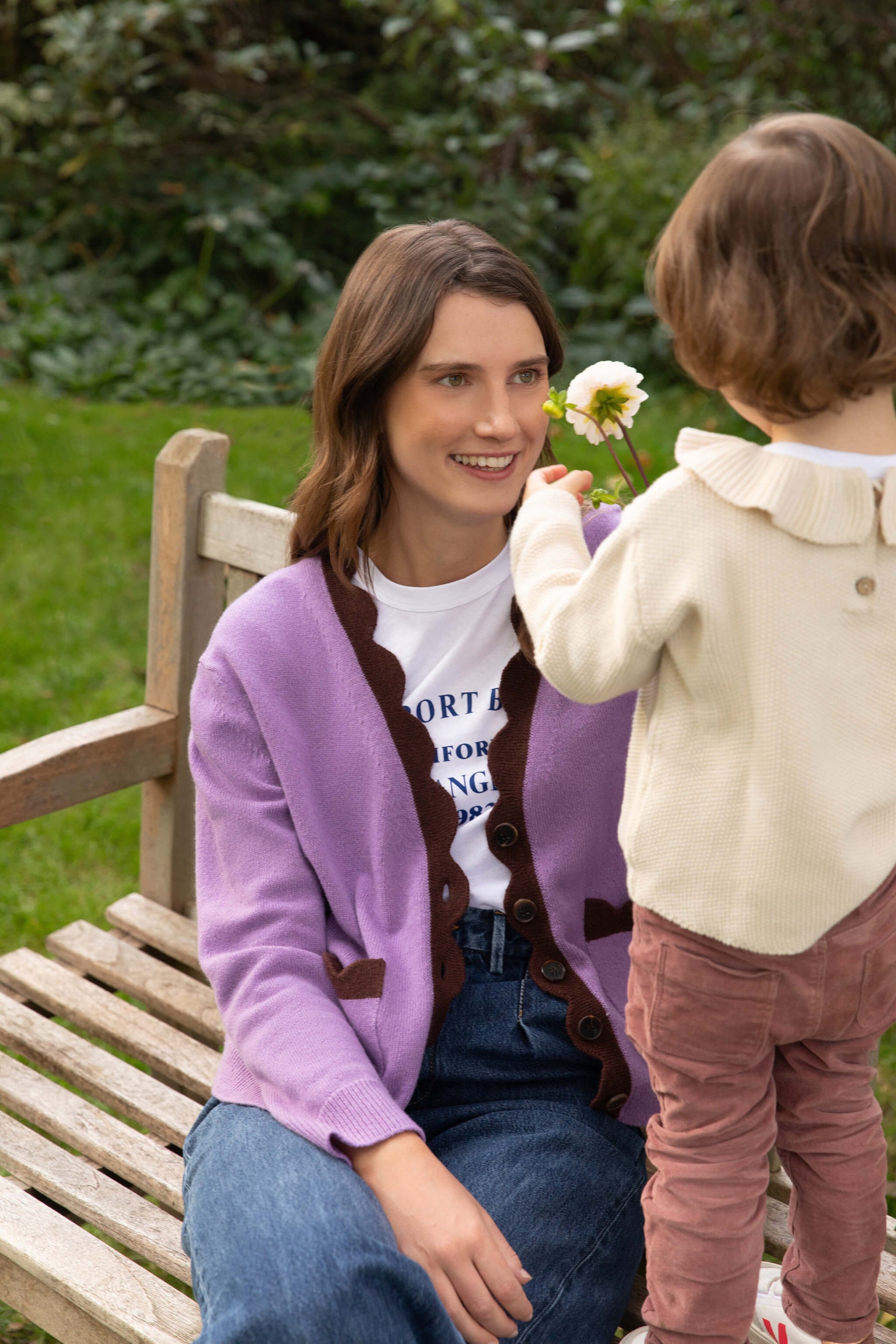 HEIRLOOM CARDIGAN LILA